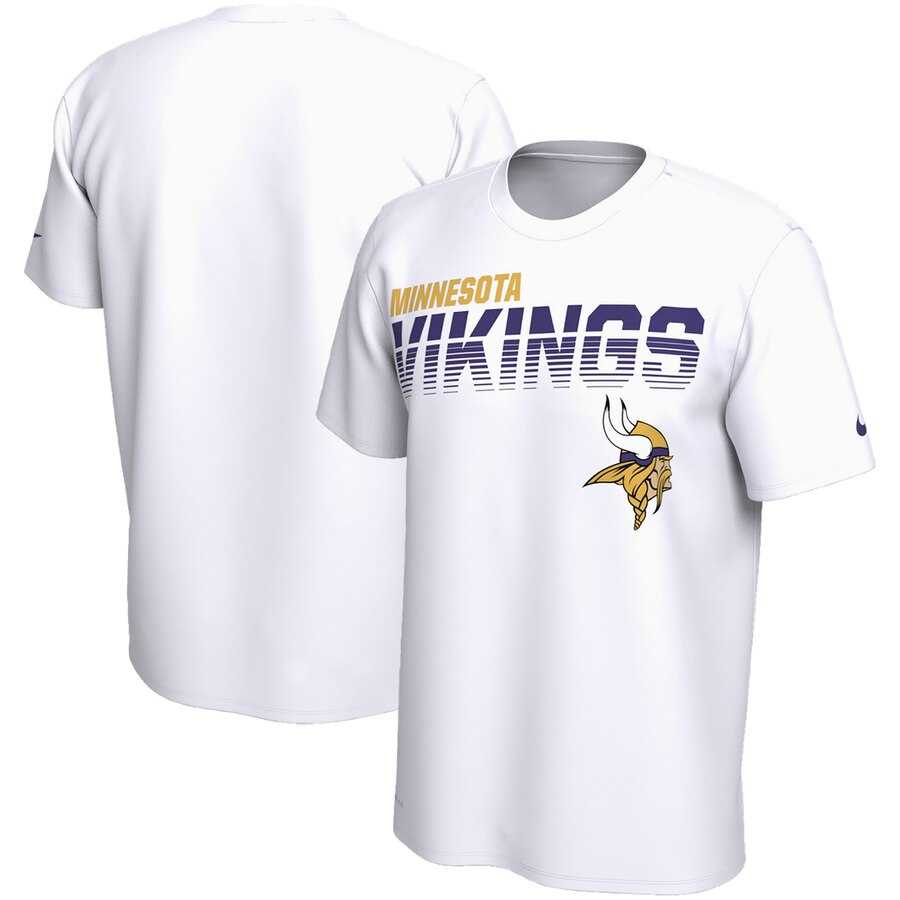 Minnesota Vikings Nike Sideline Line of Scrimmage Legend Performance T-Shirt White,We sell and wholesale Minnesota Vikings Nike Sideline Line of Scrimmage Legend Performance T-Shirt White on line form chian!